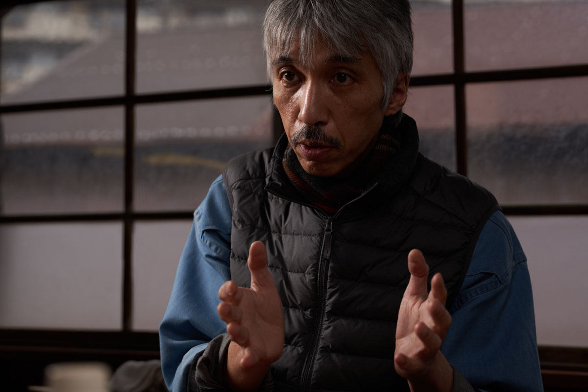 Mr. Shimada, the vice director of the Kutani-yaki Kiln Museum