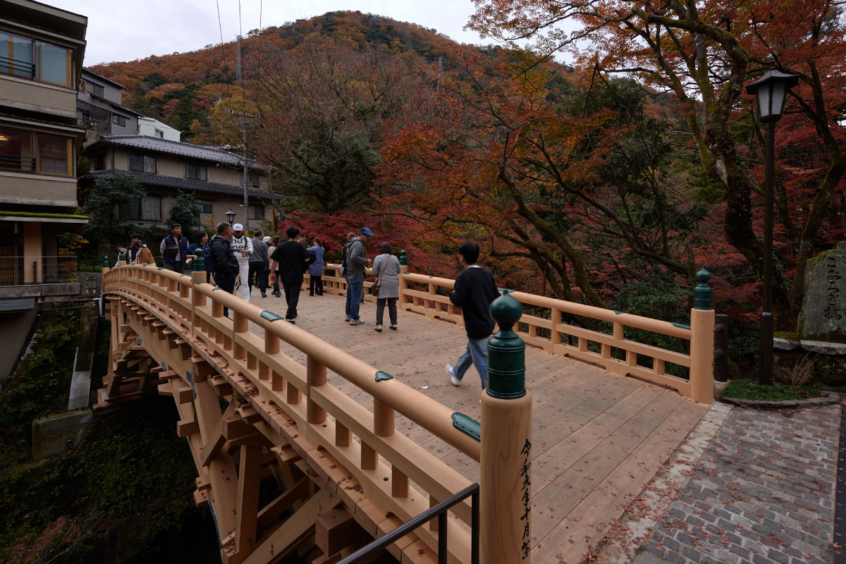 Korogi Bridge in autumn season