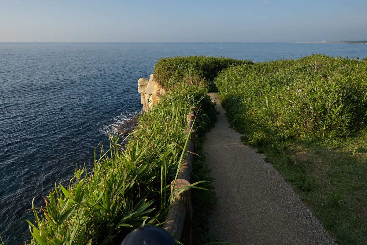 Visitors can take a 4km nature trail running along windswept cliffs