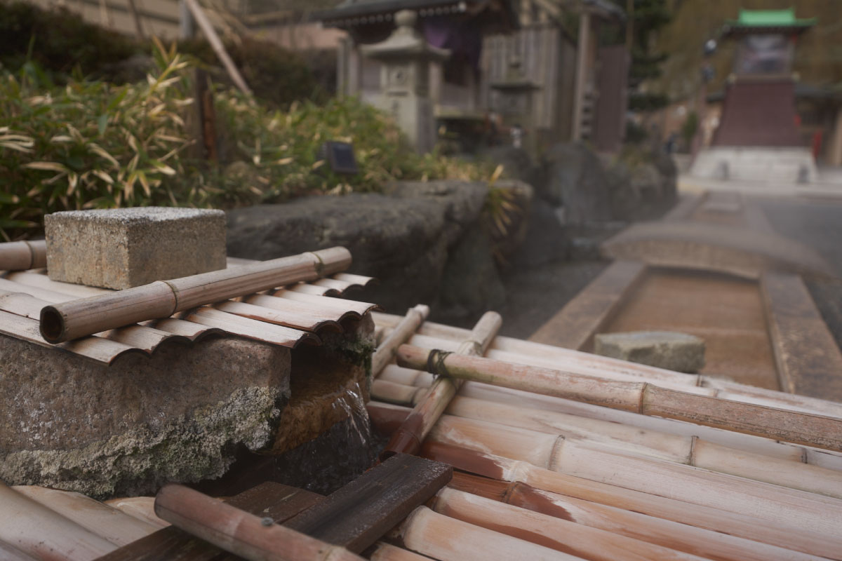 A hot spring in Yamanaka Onsen