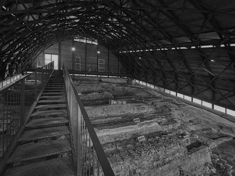 Kutani ware kiln ruins